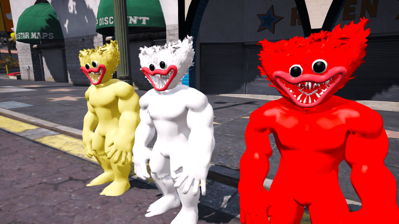 GTA 5 Mods Huggy Wuggy Addon Ped