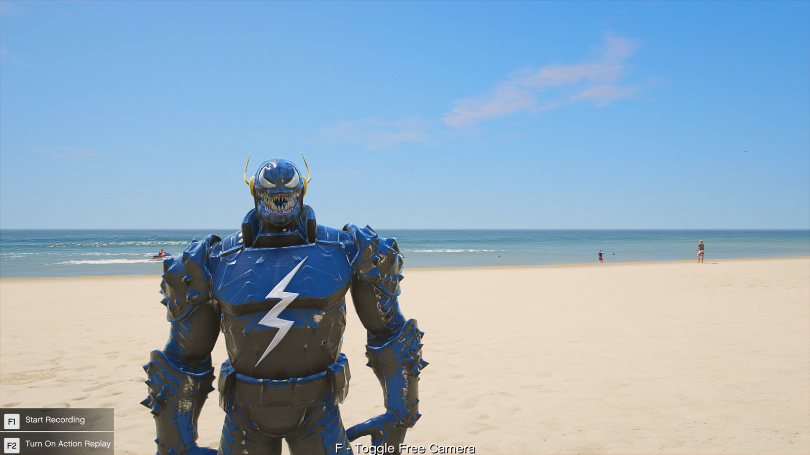 GTA 5 Mods Armour Venom Flash Addon Ped