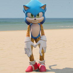 GTA 5 Mods Tiger Sonic Addon Ped
