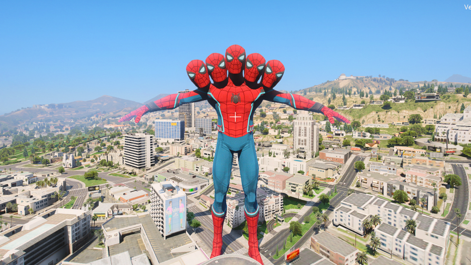 GTA 5 Mods 5Head Spiderman Giant Props