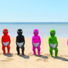 GTA 5 Mods Colourful Baby Spiderman Addon Ped