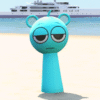 GTA 5 Mods Sky Blue Sprunki Addon Ped