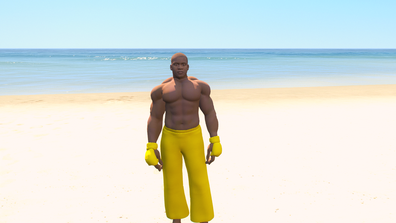 GTA 5 Mods Muscular Franklin
