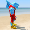 GTA 5 Mods Diamond Megalodon Shark Addon+FiveM
